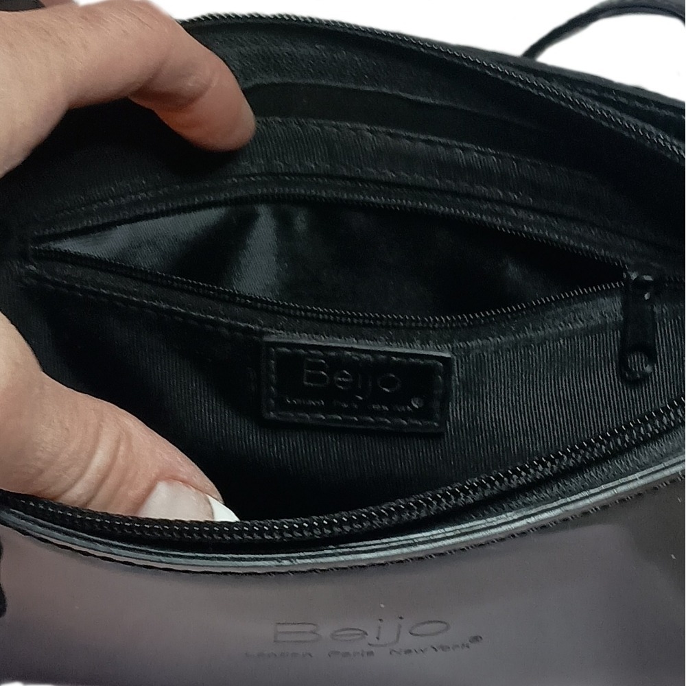 Beijo Black patent purse SKUW36 - Picture 6 of 13